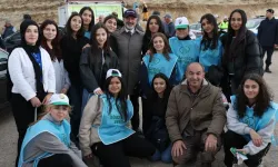 Kayseri Kocasinan'da mavi ile yeşil buluşuyor