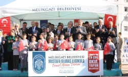 Kayseri Melikgazi'de yeni bir okulun temeli atıldı