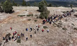 Mersin'de tarihi kilikya yolu yürüyüşüne yoğun ilgi