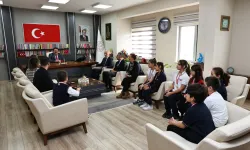 Sakarya Serdivanlı ilkokul öğrencilerinden Milli Eğitim'e ziyaret