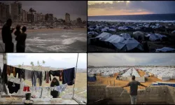 Çadırları su bastı! Filistinlilerin yaşadığı dramı derinleştiriyor