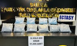 Bursa'da Büyük Operasyon: 51.000 Adet Ecstasy Ele Geçirildi