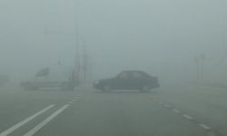 İnegöl'de yoğun sis etkili oluyor