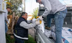 İzmir Güzelbahçe'de kara kış desteği başladı