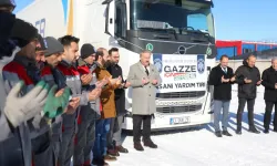 Kayseri Melikgazi'den Gazze'ye yardım tırı