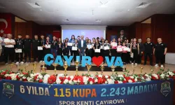 Kocaeli Çayırova'da 2025'te 354 madalya 14 kupa