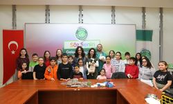 Minik veterinerler görev başında