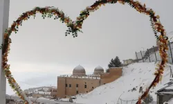 Mardin'de kar yağışı tarihi kenti büyüleyici manzaralara bürüdü