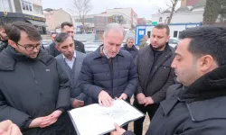 Bursa İnegöl'de Alanyurt meydan düzenleme çalışmaları başladı