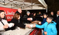 Bursa Osmangazi'den vatandaşlara kandil simidi dağıtıldı