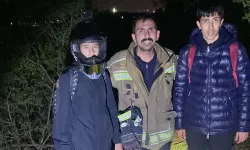Bursa'da ormanlık alanda kaybolan gençler kurtarıldı