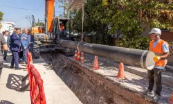 İzmir Sarnıç'ta içme suyu hatları yenileniyor