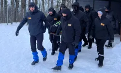 Kartepe Kuzuyayla'da kış tatbikatı