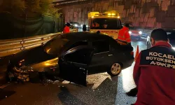 Kocaeli A Takımı'ndan kazaya anında müdahale