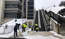 Kocaeli'de karla mücadelede 7/24 görevde