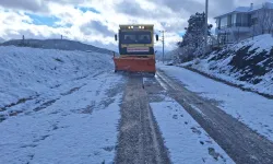 Muğla'da karla mücadele aralıksız devam ediyor