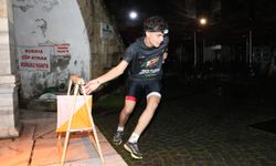 Tarihi Çarşı'nın gece atmosferinde oryantiring heyecanı