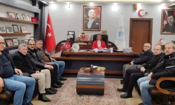 Bilecik Pazaryeri'nde muhtarlardan Başkan Tekin'e ziyaret