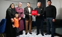 Bursa Yıldırım'da şehit ailesine Ramazan ziyareti