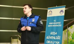 Gebze Zabıtası'ndan 'güvenilir gıda' eğitimi