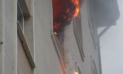 Bursa İnegöl Baykoca Mahallesi TOKİ konutlarında yangın