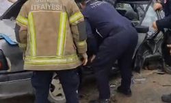 İnegöl'de feci kaza 9 yaralı