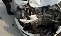 İnegöl Bursa yolunda Gölbaşı mevkiinde trafik kazası