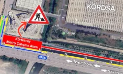 Kocaeli'de ulaşımda geçici ara çalışması