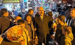 Konya'da bayram öncesi esnaf ziyareti