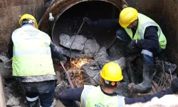 Antalya'da 35 yıllık ana hat vana yenilendi