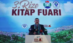 Bakan Çiftçi Rize Kitap Fuarı'nın açılışına katıldı