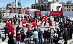 Konya meydanlarında mehter coşkusu
