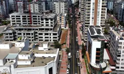 Mersin Mezitli'de 600 metrelik yol yenilendi