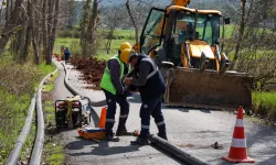 Sakarya Taraklı'da kaliteli su için yeni hat çalışması