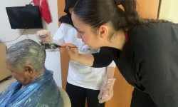 Bursa'da meslek lisesi öğrencilerinde huzurevinde anlamlı dokunuş