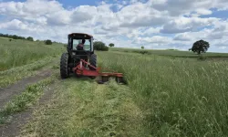 Çobançeşme'de mera ıslah projesinde ilk hasat heyecanı