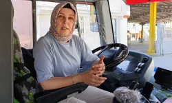 Kadın şoförden örnek davranış