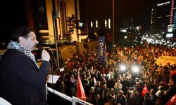 İstanbul’da İsrail Konsolosluğu önünde Sumud öfkesi