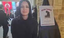 Suriyeli öğrenci Zeynep El Abuş'un ilk sergisi Müze Keşan'da açıldı