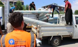 Antalya Büyükşehir'den Gazipaşalı üreticilere naylon desteği