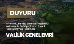Iğdır'da su tasarrufu için yeni dönem... Su sayacı zorunlu hale getirildi