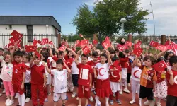 Kayseri Büyükşehir Çocuk Kütüphanesi miniklerinden Milli Takım'a destek