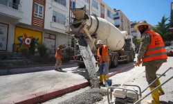 Ankara Keçiören'de kaldırımlar yenileniyor