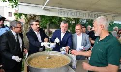Bursa Yıldırım'da Başkan Yılmaz'dan hem ziyaret, hem bereket