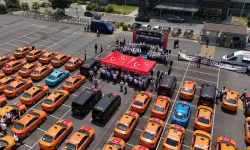 İstanbul'da 253 taksilik 'Demokrasi Konvoyu'