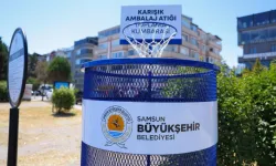 Samsun'da Adnan Menderes Bulvarı'nda sıfır atık dönüşümü