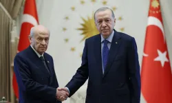 Cumhurbaşkanı Erdoğan, Bahçeli'yi Külliye'de kabul etti