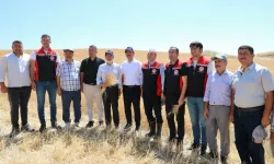 Kayseri Kocasinan'da tarım buluşması hasatla açıldı