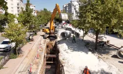 Konya'da Rauf Denktaş Caddesi'ne altyapı takviyesi