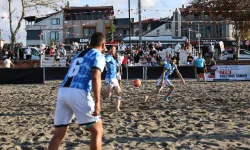 Sakarya Kocaali Sahili'nde futbol kupayla taçlandı